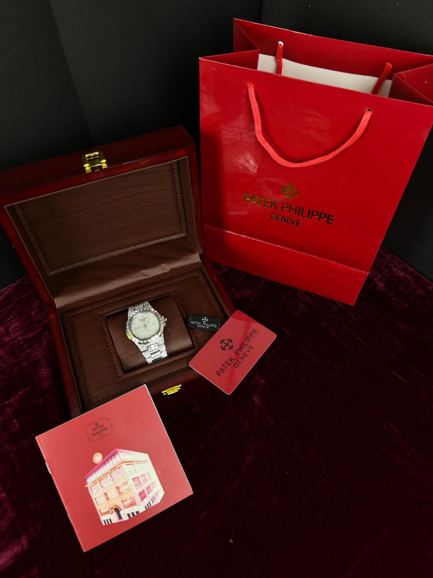Patek Philipe White Stone
