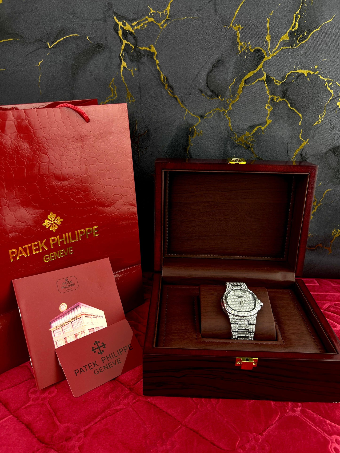 Patek Philipe White Stone
